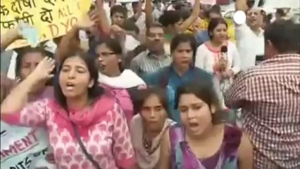 Celebraciones en la India por la pena capital contra...