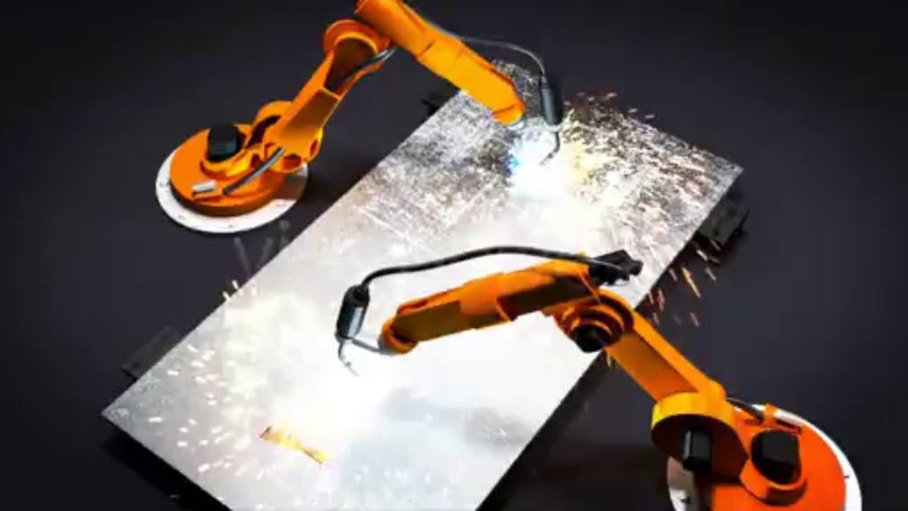 Robot arms welding - After Effects Template