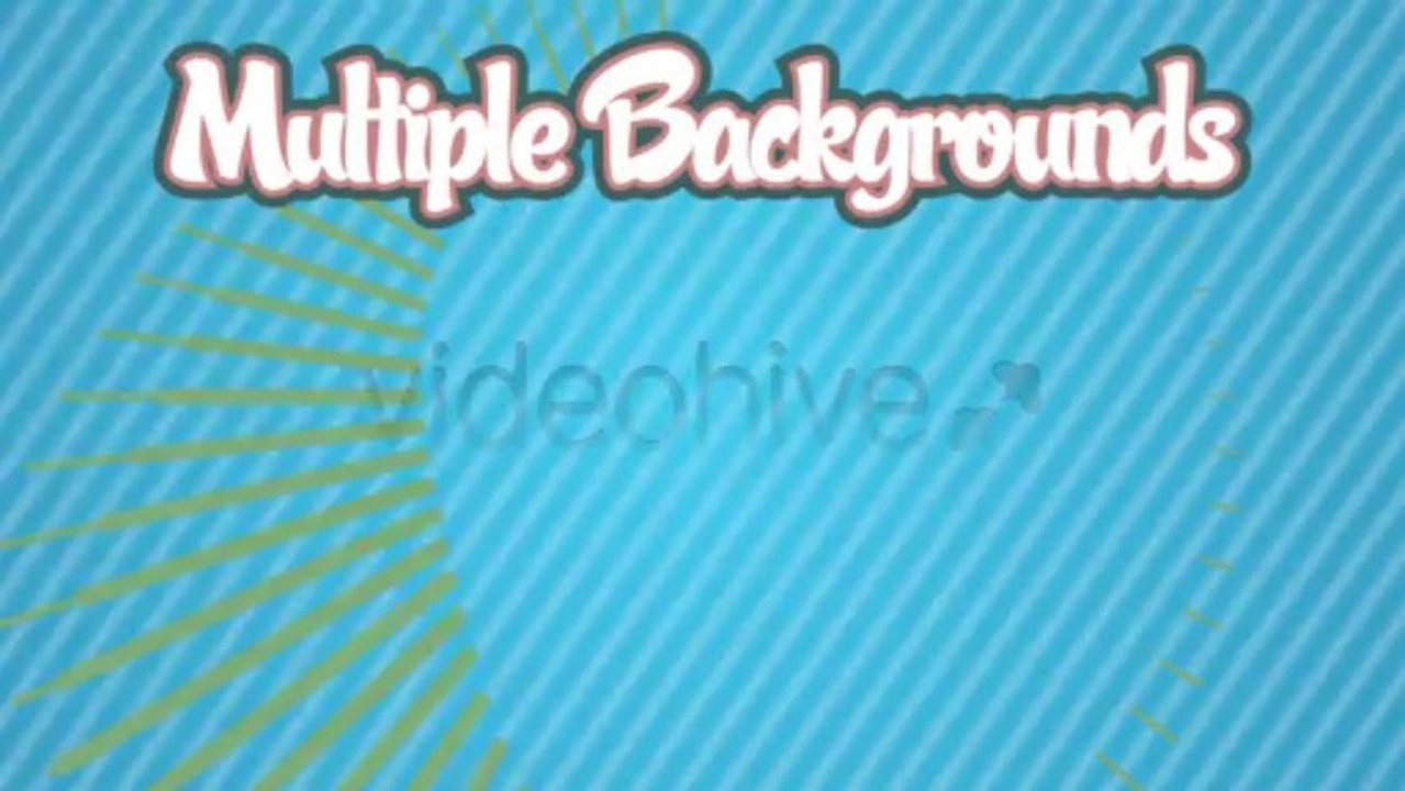Colorful Elaborate Shapes - After Effects Template