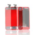 Hytparts.com-For iPhone 4S Compatible LCD Screen Touch Digitizer & Back Cover Housing Conversion Kit Red