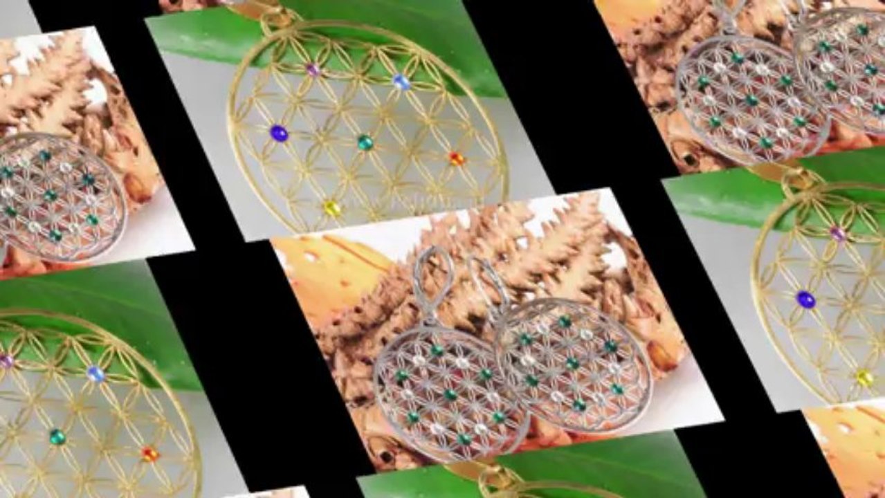 Blume des Lebens Schmuck Anhänger