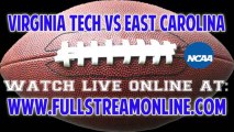 Stream To Virginia Tech vs East Carolina NCAA College Football Live Online