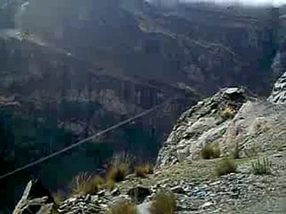 Début de descente, Route de la Mort