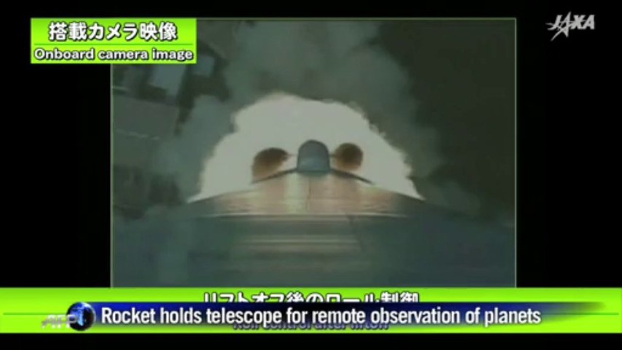 Japan rocket blasts off in laptop-controlled launch