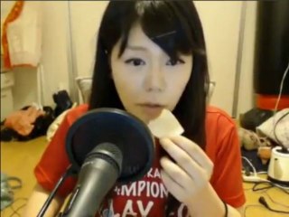 【ニコ生】2013年9月14日 千野ちゃん　【ロリ巨乳】フルーツ食べるトコ見てて【美少女】