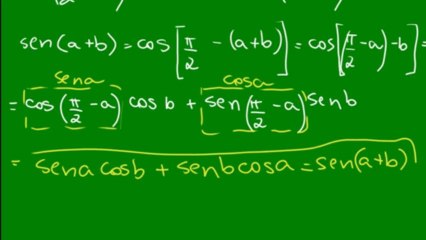 23 Demonstração do Seno da Soma e da Diferença de Dois Arcos ✨