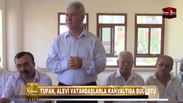 osman tufan alevi vatandaslarla kahvalt 8.gün haber