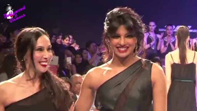 Priyanka Chopra as showstopper for Reliance Trends ’Bisou Bisou’ at Lakme Fashion Week Winter-Festive 2103 Day-5