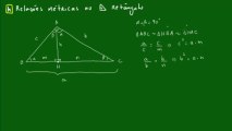 20 - Relações métricas no triângulo retângulo - Aula 1