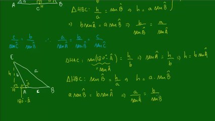 25 - Lei dos senos - Demonstração - Aula 2