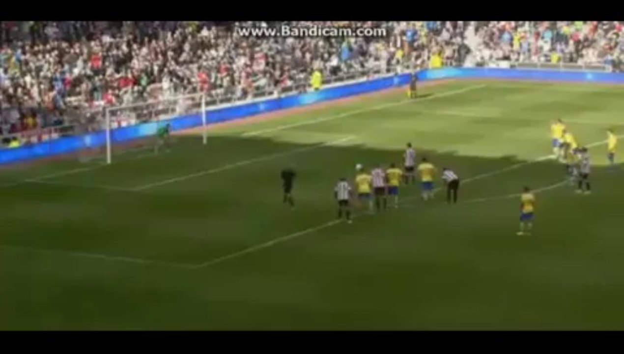 Craig Gardner Penalty Goal Vs Arsenal (Sunderland 1 - 1 Arsenal) 14.9.2013