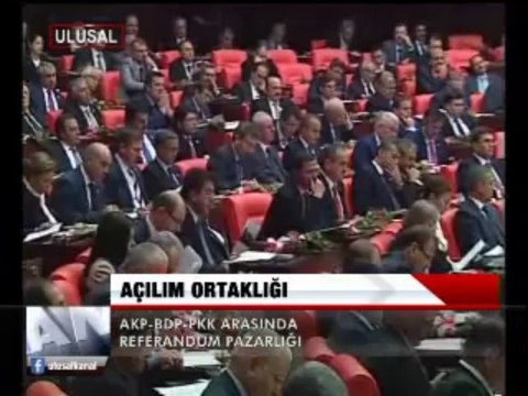 AKP BDP PKK ARASINDA REFERANDUM PAZARLIĞI