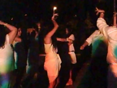 Fiesta Ibicenca,con Maria y Hugo, Sevillanas Maria y Nuritasevilla