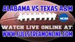 Watch Alabama vs Texas A&M Live NCAA College Football Streaming Online