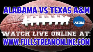Watch Alabama vs Texas A&M Live NCAA Football Game Online