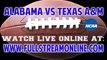 Watch Alabama vs Texas A&M Live NCAA Football Game Online