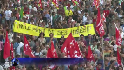 Manifestation contre le Front national à Marseille