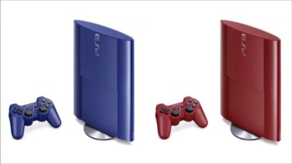 PS3 Super slim azul y rojo