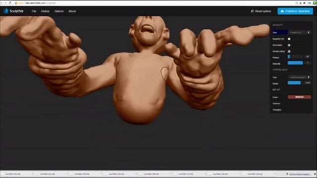 My Sketchfast 6 Entry (Time Lapse) (72 hours time for sculpting something with sculptfab)