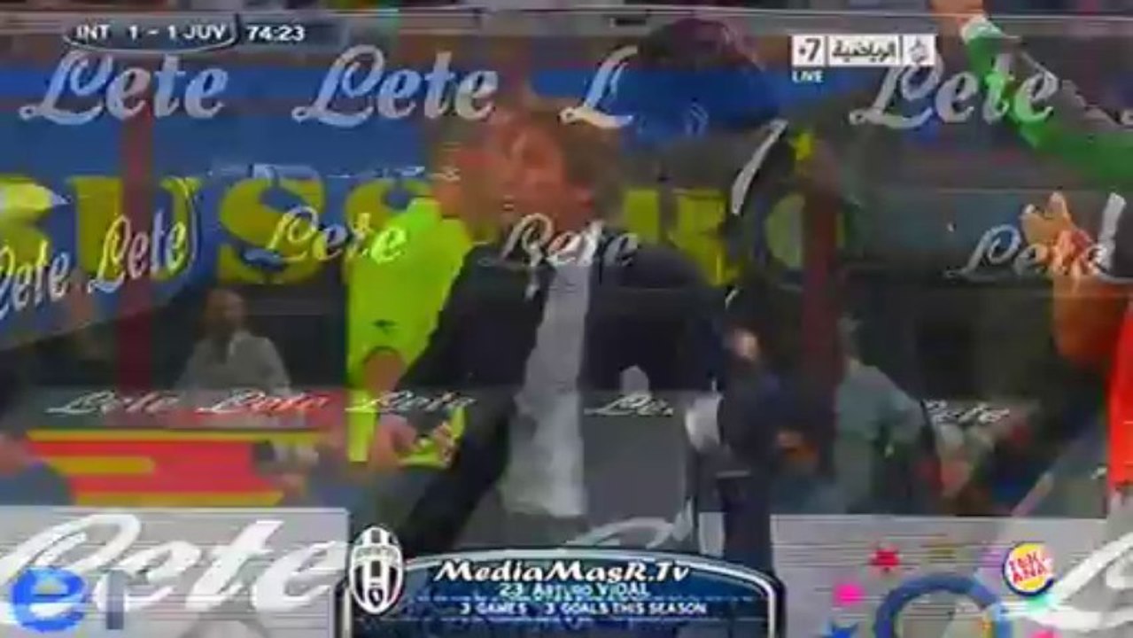 هدف يوفنتوس الاول في انتر ميلان - الجولة 3 - 14/9/2013