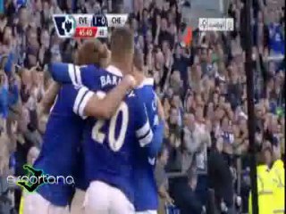 الهدف الاول ايفرتون فى تشيلسى