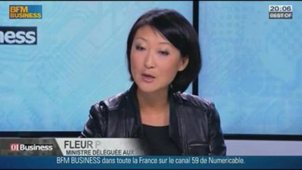 Réindustrialiser la France grâce au numérique : Fleur Pellerin, dans 01Business - 14/09 1/5