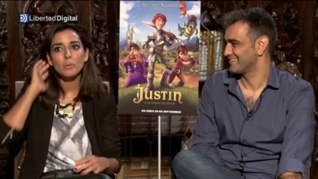 Entrevista a Inma Cuesta y a Manuel Sicilia por la película Justin y la espada del valor