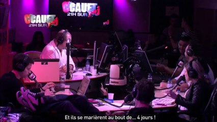 Et ils se marièrent au bout de... 4 jours ! - C'Cauet sur NRJ