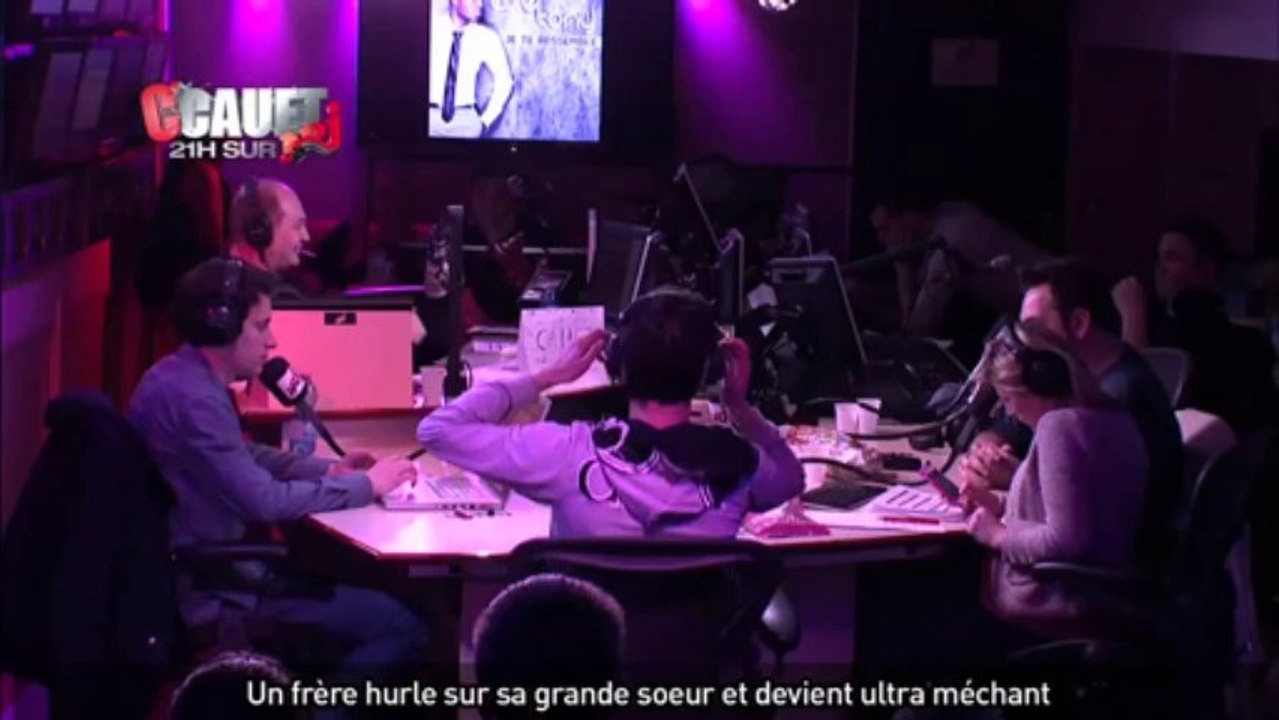 Un frère hurle sur sa grande soeur et devient ultra méchant - C'Cauet sur NRJ