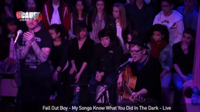 Fall Out Boy - My Songs Know What You Did In The Dark - Live - C'Cauet sur NRJ