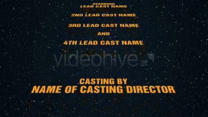 Cinema Credits - After Effects Template