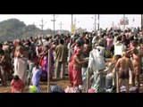Devotees gathered for holy bath during Kumbh Mela