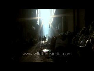 Star formed between two buildings