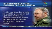 Admira Fidel Castro propuesta de Rusia para evitar ataque en Siria