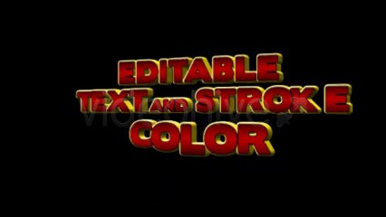 3D Animated Text - After Effects Template