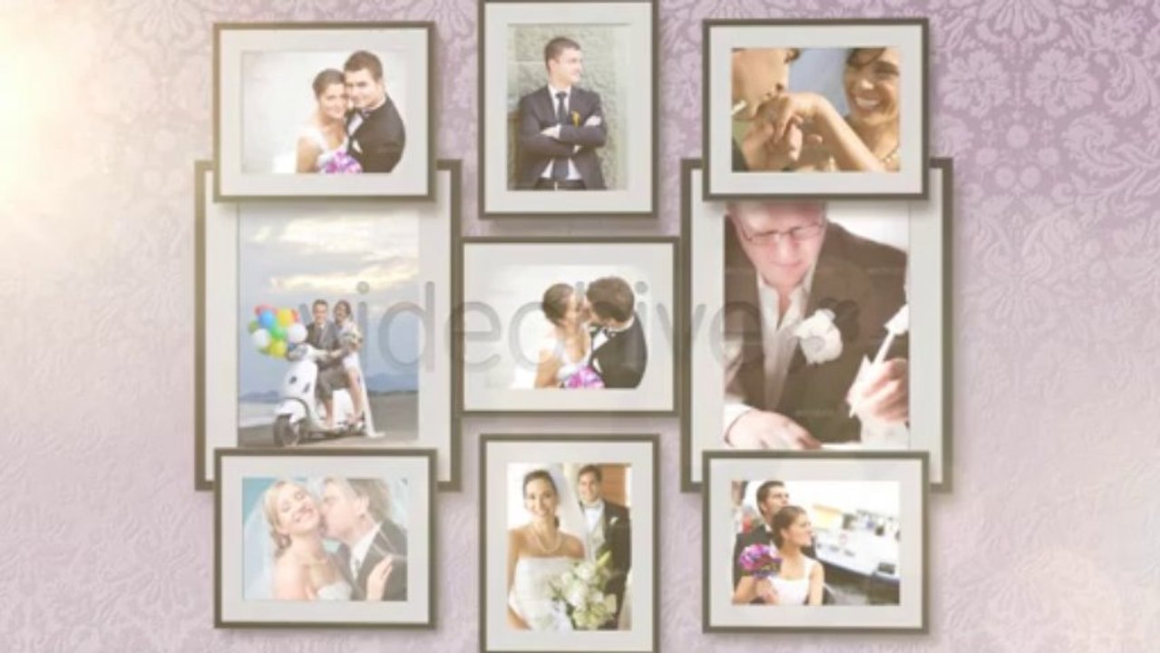 Pictures On The Wall - After Effects Template