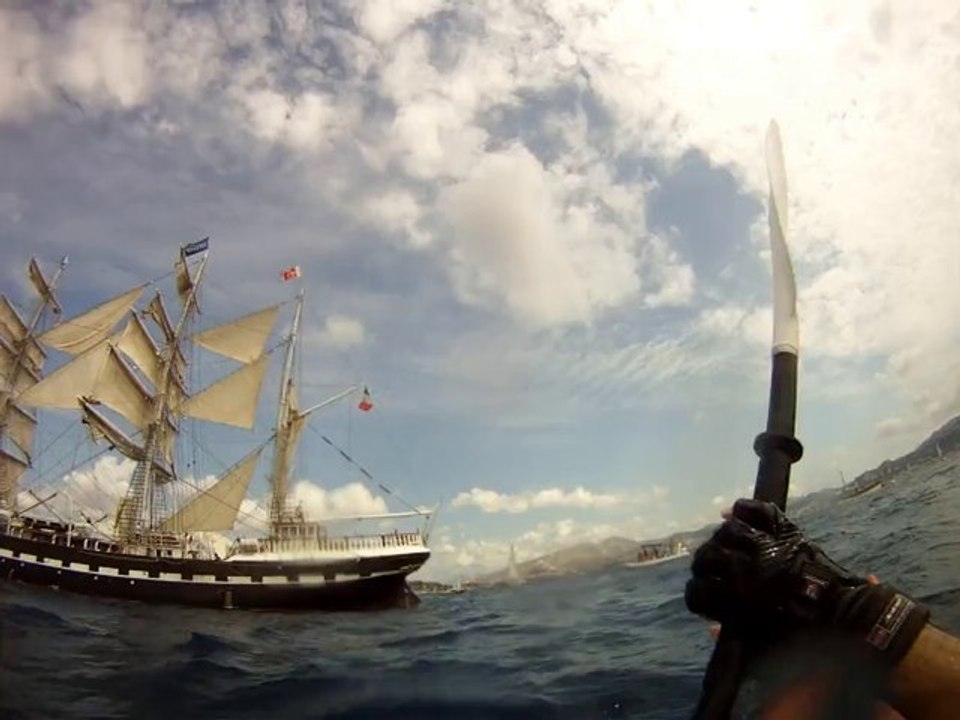 La grande parade maritime de Marseille et le Belem sous voiles, vidéo par Hervé