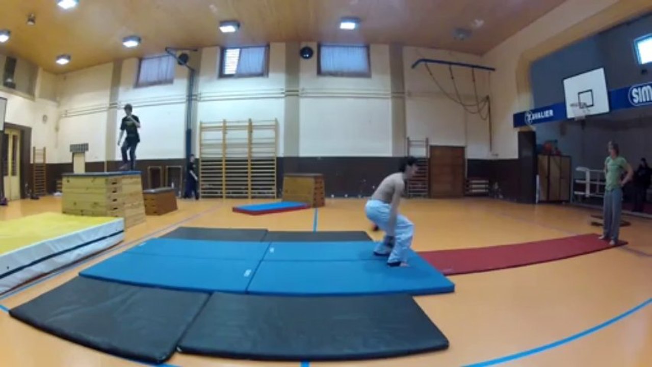 Parkour and Tricking training 12 - 2012
