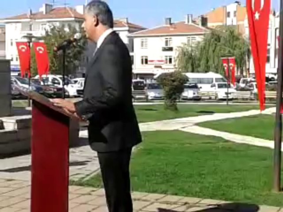 19 Eylül Gazileri Anma Günü Gölbaşı Kaymakamı Şevket Cinbir'in Konuşması