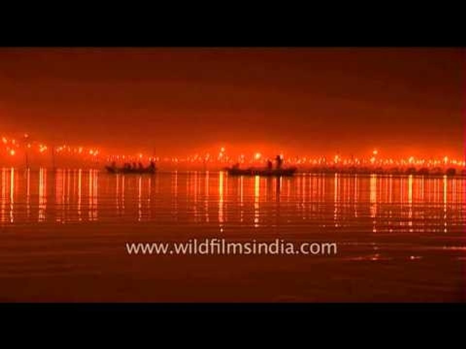 Divine view of Prayaga during Ardh Kumbh Mela