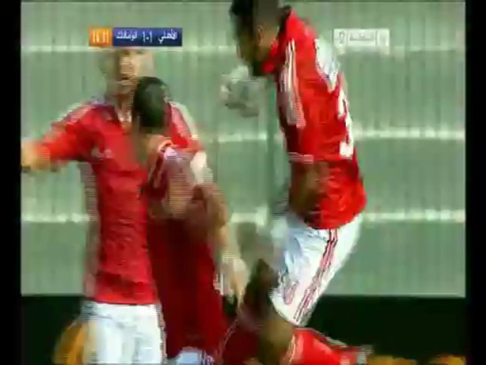 اهداف الشوط الاول الاهلي × الزمالك