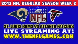 Watch St. Louis Rams vs Atlanta Falcons Game Live Internet Stream
