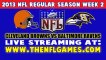 Watch Cleveland Browns vs Baltimore Ravens Game Online Video Streaming