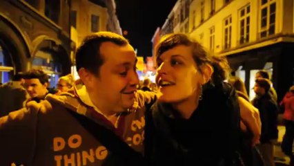 Namur: même pendant les Wallos ils pensent à leur maman...