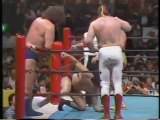Andre the Giant, Big John Studd & El Canek vs Antonio Inoki, Seiji Sakaguchi & Kengo Kimura