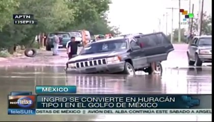 Se convierte "Ingrid" en huracán categoría uno