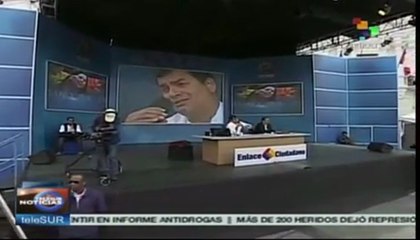 Critica Correa a países que no apoyaron el Yasuní-ITT