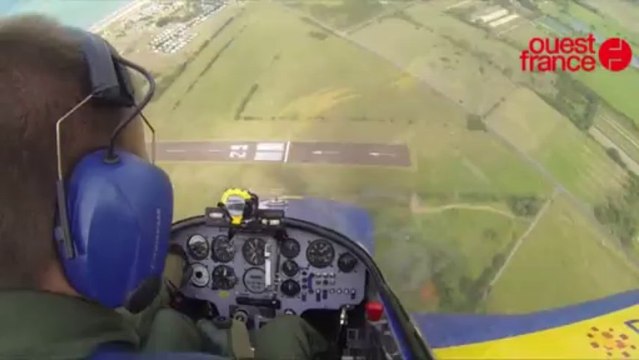 Fête de l’aérodrome : le pilote de voltige témoigne sur le plancher des vaches