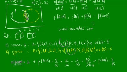 05 - Probabilidade da reunião de eventos - Aula 2