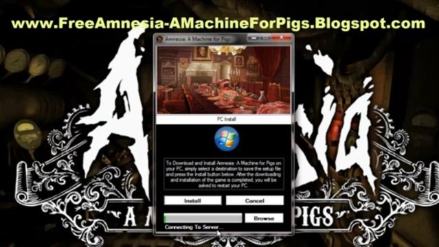 Install Amnesia: A Machine for Pigs Game Crack free for PC